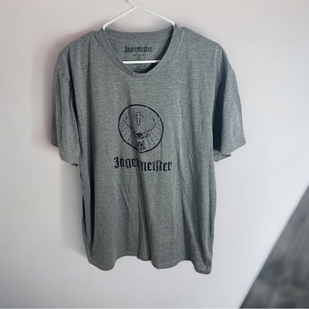 Jäegermeister T-shirt XL Men’s Gray Vintage